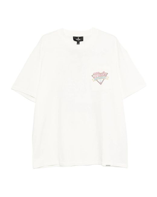Represent White Mel's Diner Oversized T-Shirt for men