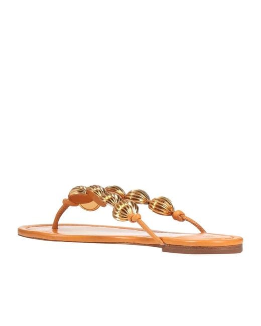 Tory Burch Brown Simple Flip-Flops