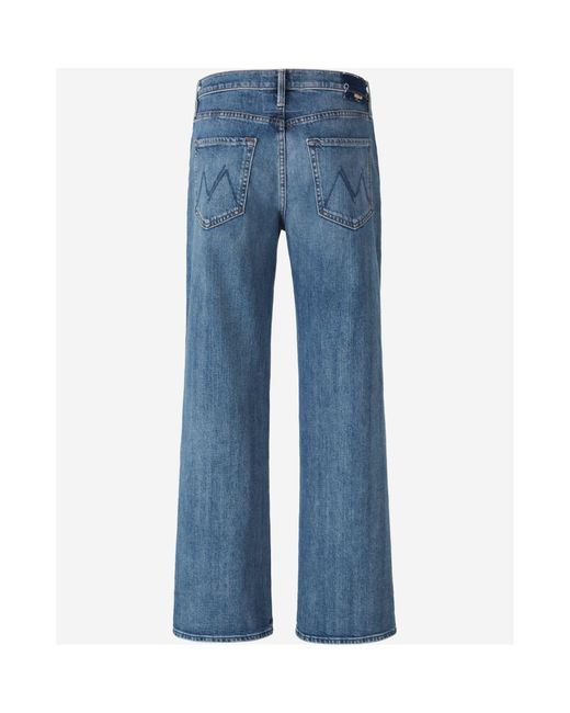 Mother Blue Dodger Flood Cuff Jeans