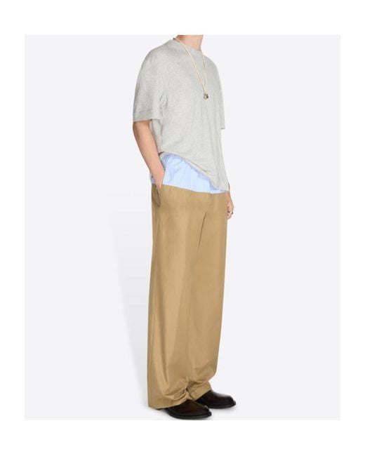 Dries Van Noten White Lightweight T-Shirt for men