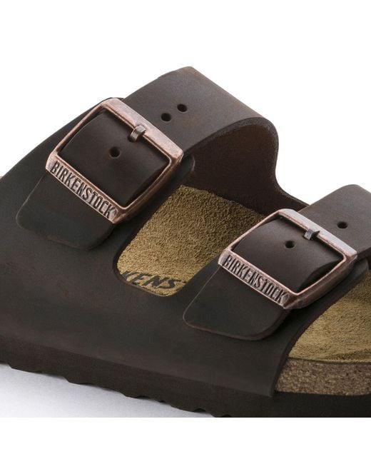 Birkenstock Black Arizona Leather Open Toe Sandals for men