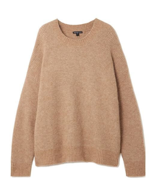 James Perse Natural Solid Color Knit Sweater
