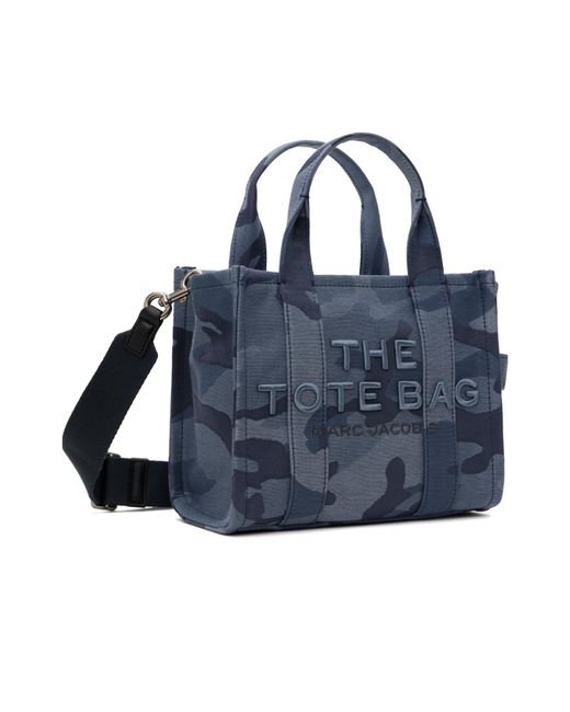 Marc Jacobs Blue 'The Camo Jacquard Small' Tote