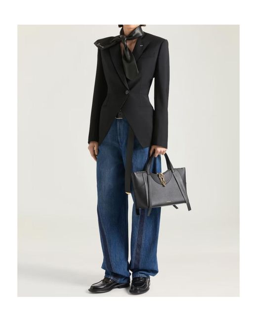 Givenchy Black Slashed Double-Breasted Jacket