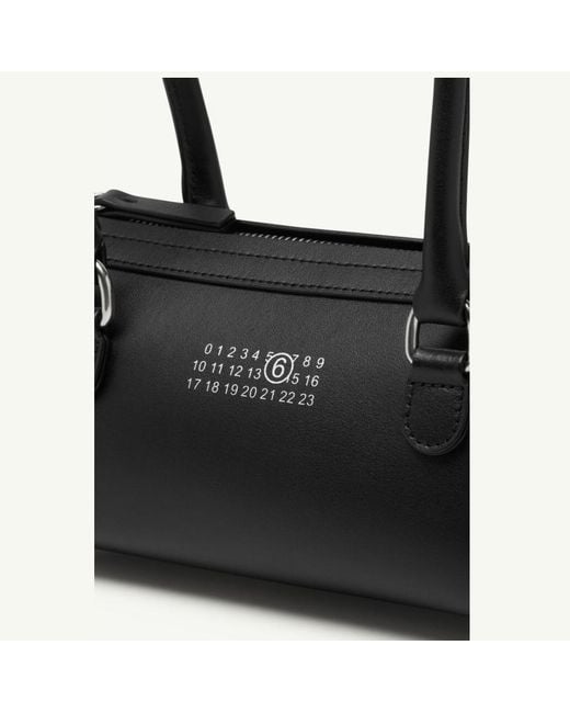 MM6 by Maison Margiela Black Bauletto Shoulder Bag