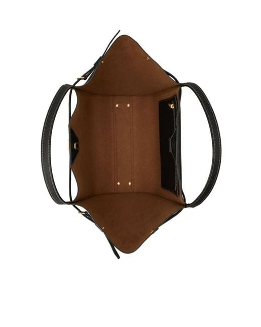 Tod's Black Medium Top Handle Shopping Tote Bag