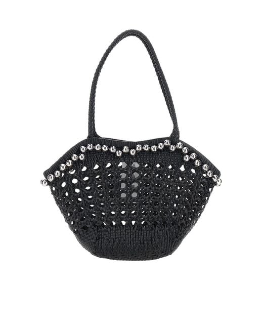 OSOI Black Lip Shoulder Bag
