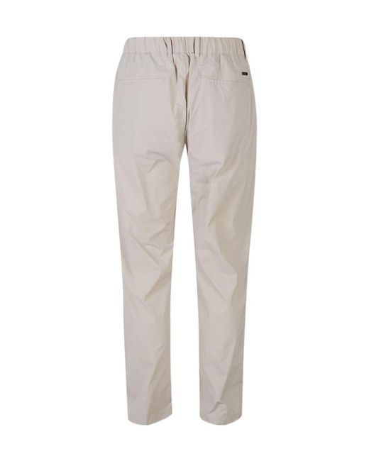 Herno Gray Drawstring Trousers for men
