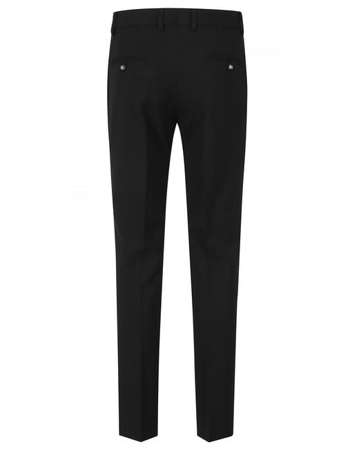Dolce & Gabbana Black Belt Loop Casual Pants