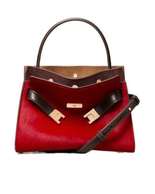 Tory Burch Red Top Handle Shoulder Bag