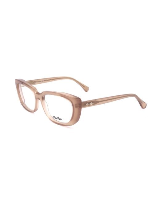Max Mara Black Rectangle Frame Glasses