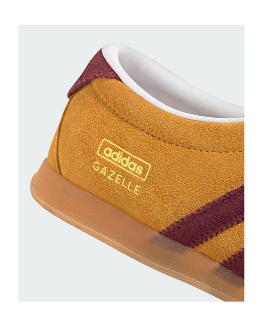 Adidas Orange Originals Gazelle Lo Pro Low-Top Sneakers