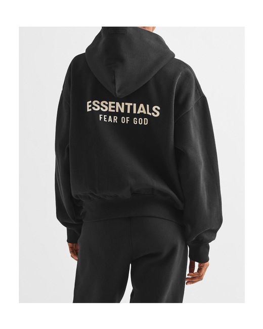 Fear Of God Black Zip-Up Hoodie