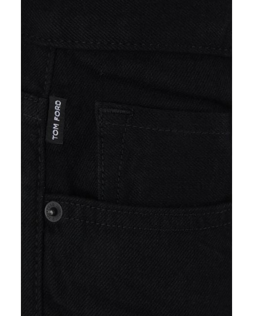 Tom Ford Black Mid -Rise Slim-Fit Jeans for men