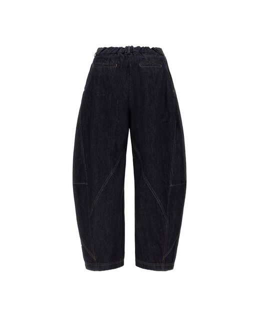Herno Blue Panelled Jeans