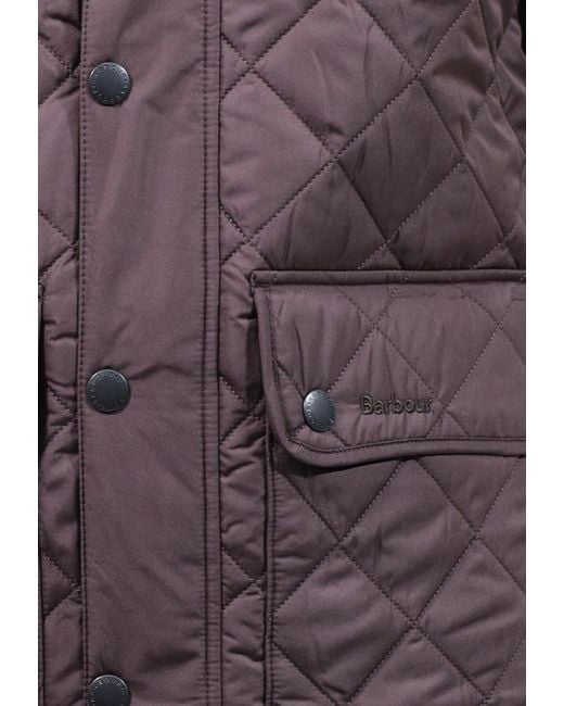Barbour Purple High-Neck Vest for men