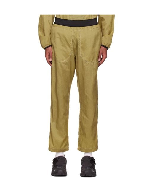 RANRA Natural Elastic Drawstring Casual Pants for men