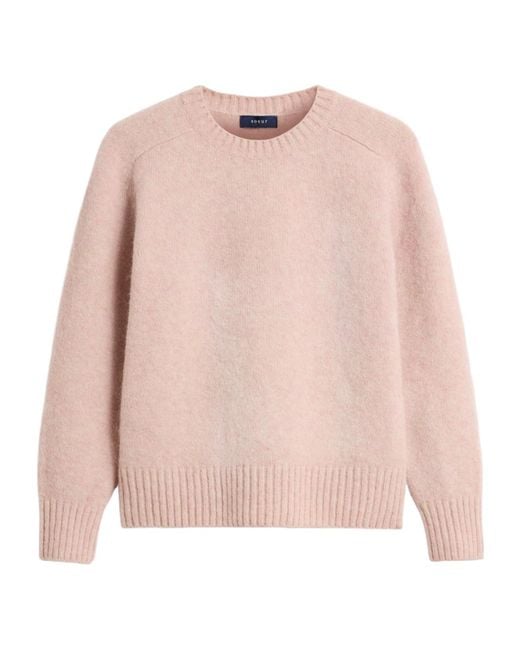 Soeur Pink Envie Crewneck Knitted Sweater