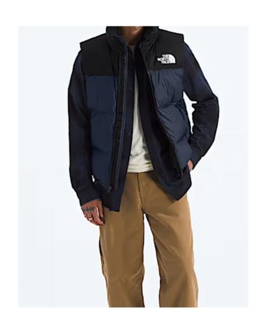 The North Face Blue 1996 Retro Nuptse Puffer Gilet for men