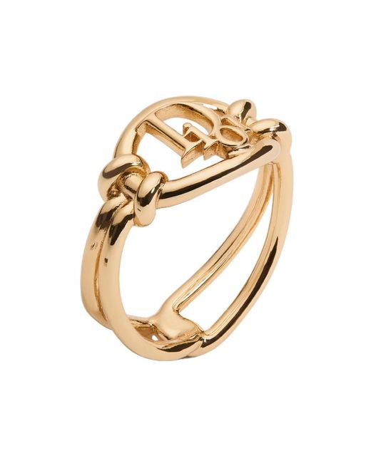 Dior Metallic Oblique Ring