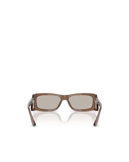 Prada Metallic Eyewear Rectangular Frame Sunglasses for men