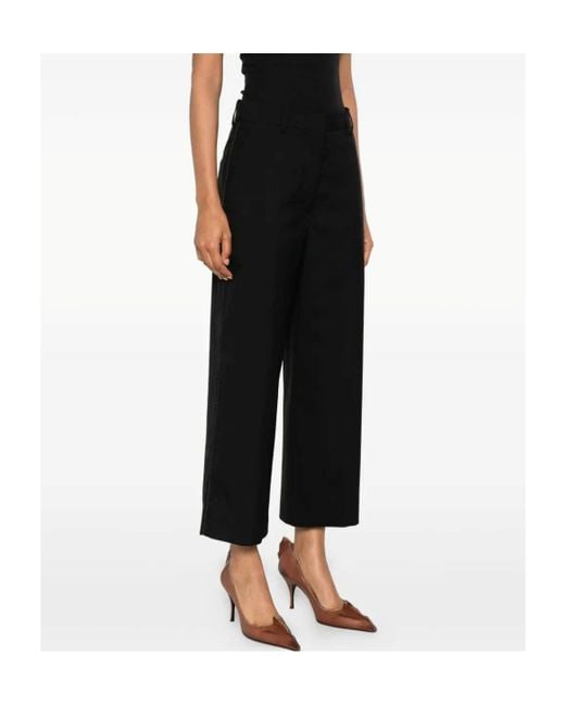 Marni Black Side-Pockets Straight Trousers