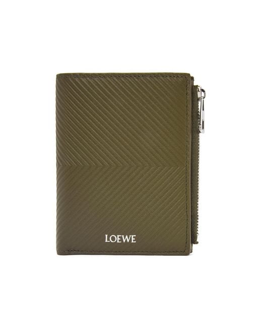 Loewe Green Slim Compact Walllet for men