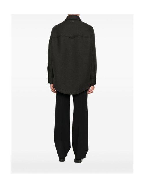 AMI Black Wool Jacket