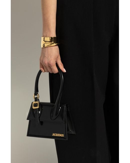 Jacquemus Black Medium The Chiquito Top-Handle Bag