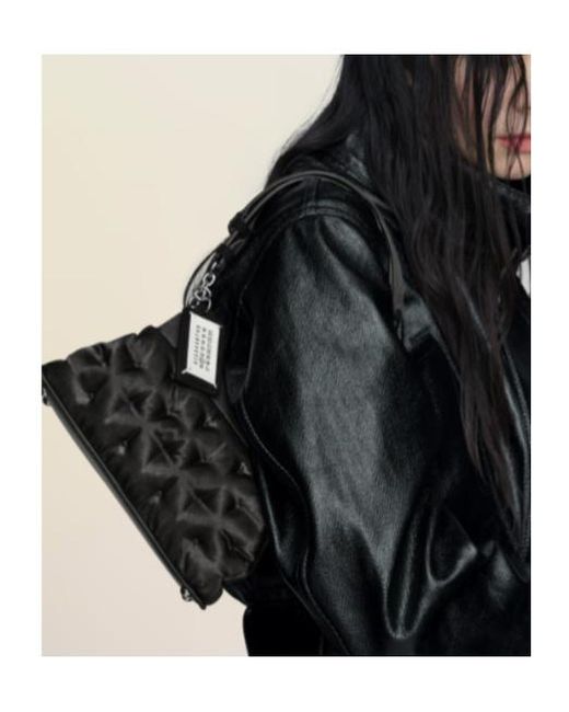 Maison Margiela Black Glam Small Tote Bag