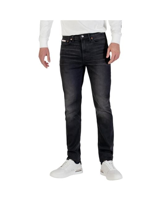 Calvin Klein Black Belt Loop Jeans for men