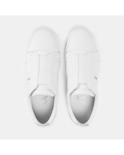 Christian Louboutin White Chr St Louis Low-Top Trainers for men
