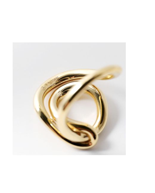 Charlotte Chesnais Metallic Irregular Ring