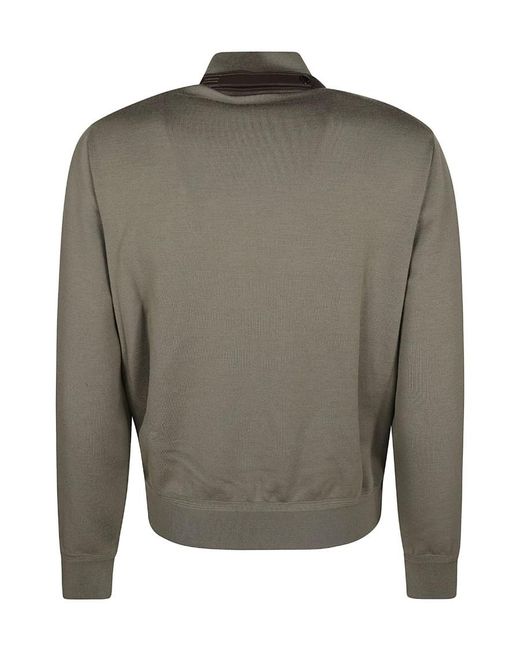 Tom Ford Green Padded Wool Jacket for men