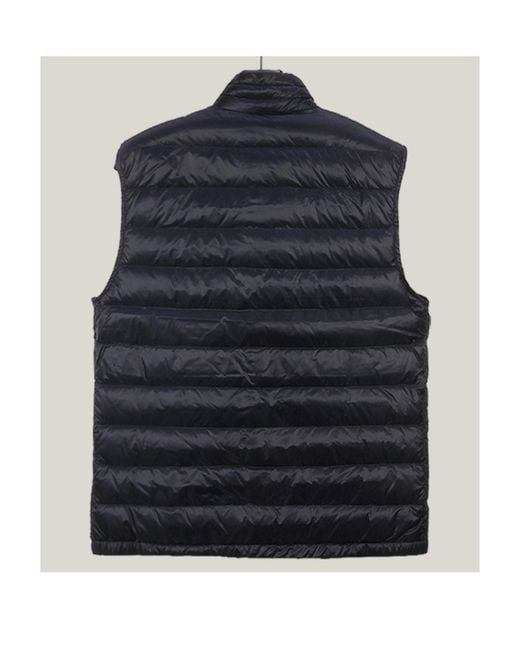 Moncler Blue Logo Vest Down Jacket for men
