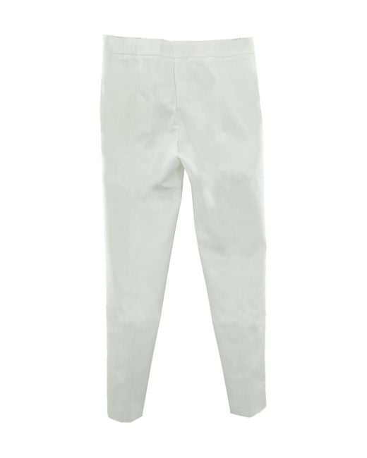 Moschino White Heart-Shaped Bag Casual Pants