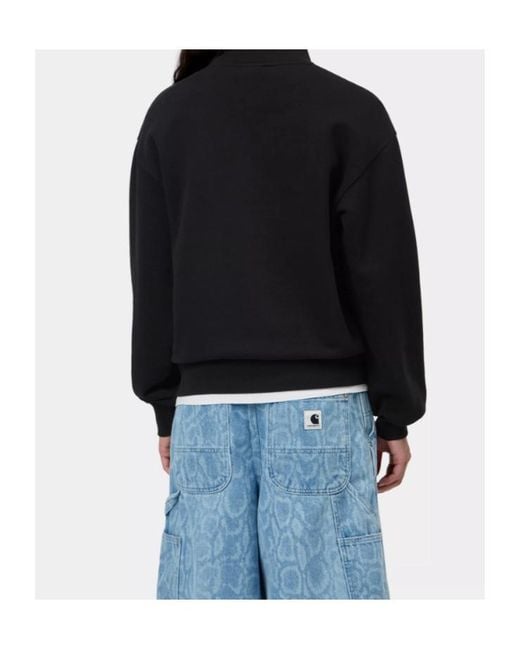 Carhartt Black Casey High Neck Sweatshirt