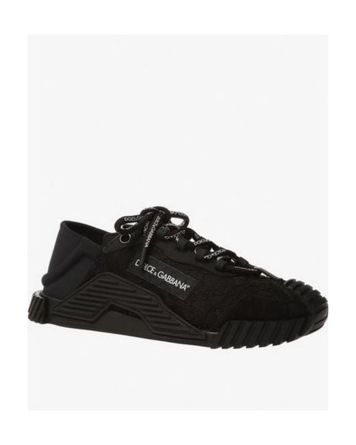 Dolce & Gabbana Black Ns1 Lace-Up Sneakers