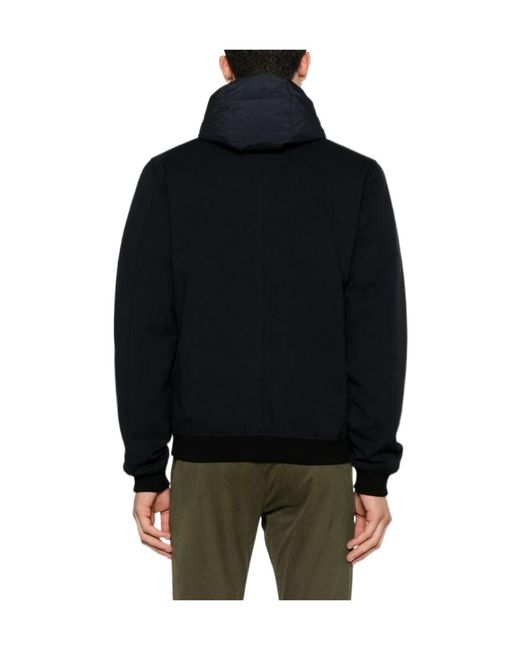 Moorer Black Callum-Tz Bomber Jacket for men