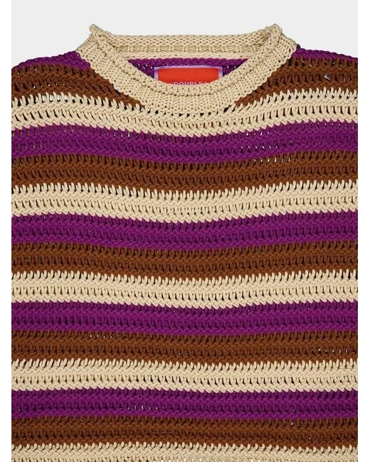 LaDoubleJ Red Crop Sweater