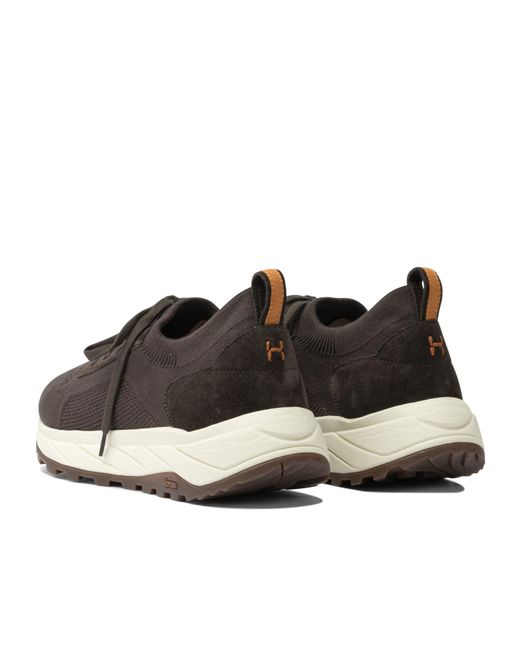 Henderson Black Lace-Up Sneakers for men