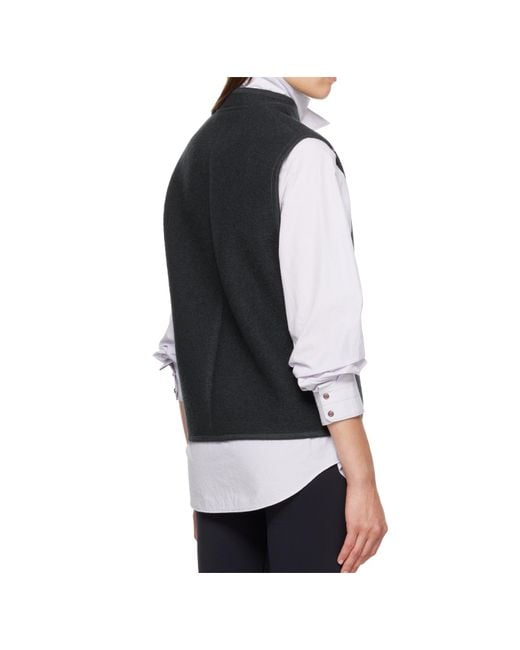 Rier Black Buttoned Gilet