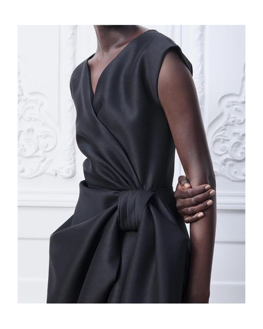 Dior Blue Mid-Length Draped Dress