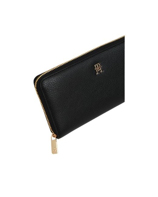 Tommy Hilfiger Black Hilfiger Icon Zip-Around Wallet