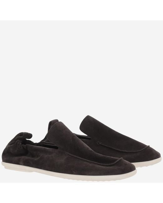Bottega Veneta Black Round-Toe Loafers for men