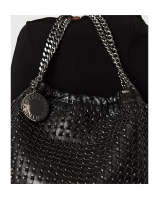 Stella McCartney Black Falabella Medium Shoulder Bag