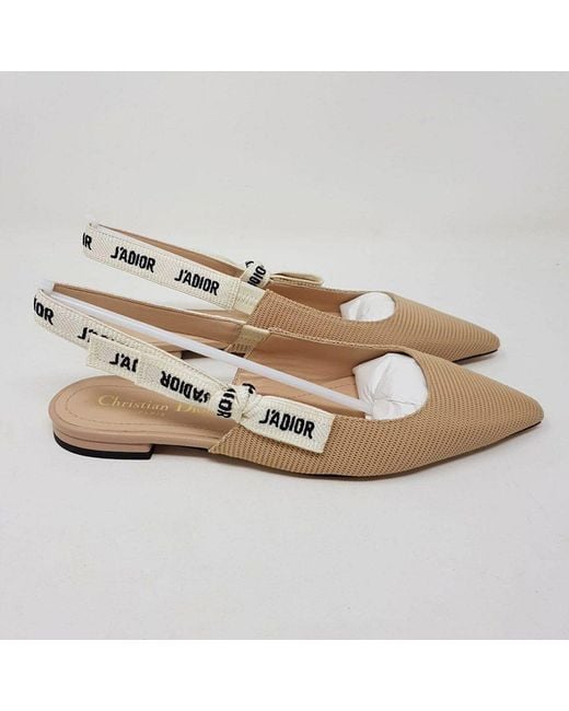Dior Natural J'A Slingback Flat