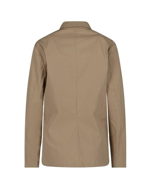 Dries Van Noten Brown Double-Breasted Tailored Blazer for men