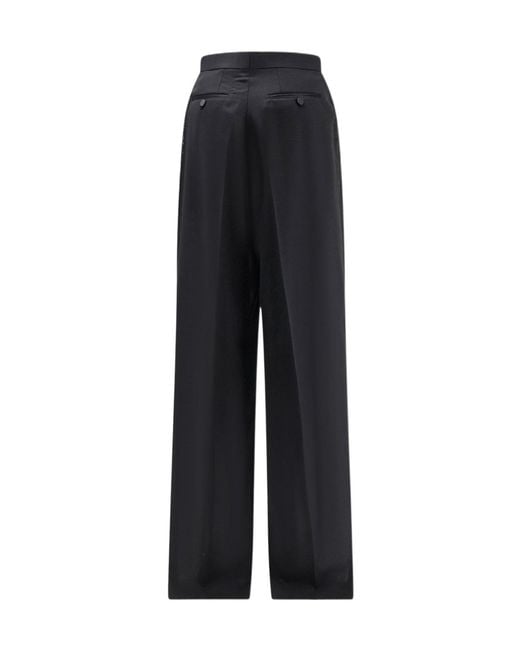 Tom Ford Black Pleat Detailed Trousers
