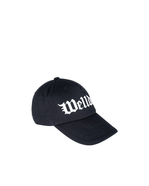 we11done Blue Logo Baseball Hat for men
